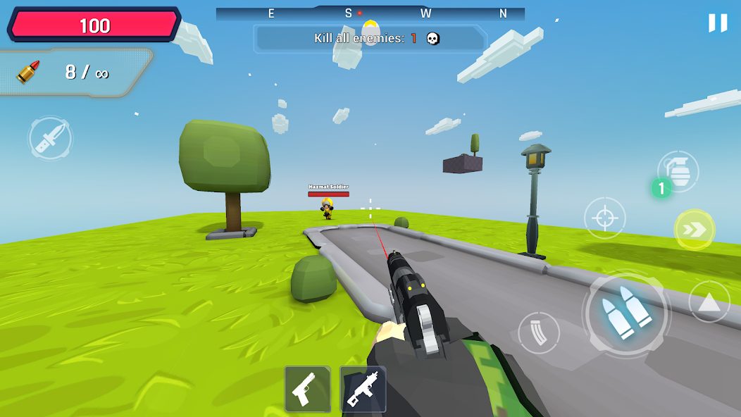 Pew Pew Warzone gameplay screenshot